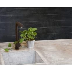 Berry Alloc BerryAlloc Kitchenwall 10x30 Flise Sort Kalk 2,2x600x1200mm