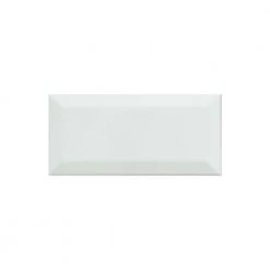 Homeshop Metro Biselado Hvid Blank Facet 10x20 Cm