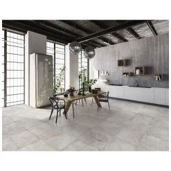 Homeshop Kaleido Origo Argilla Grå Sokkelkant - 8x60 Flise